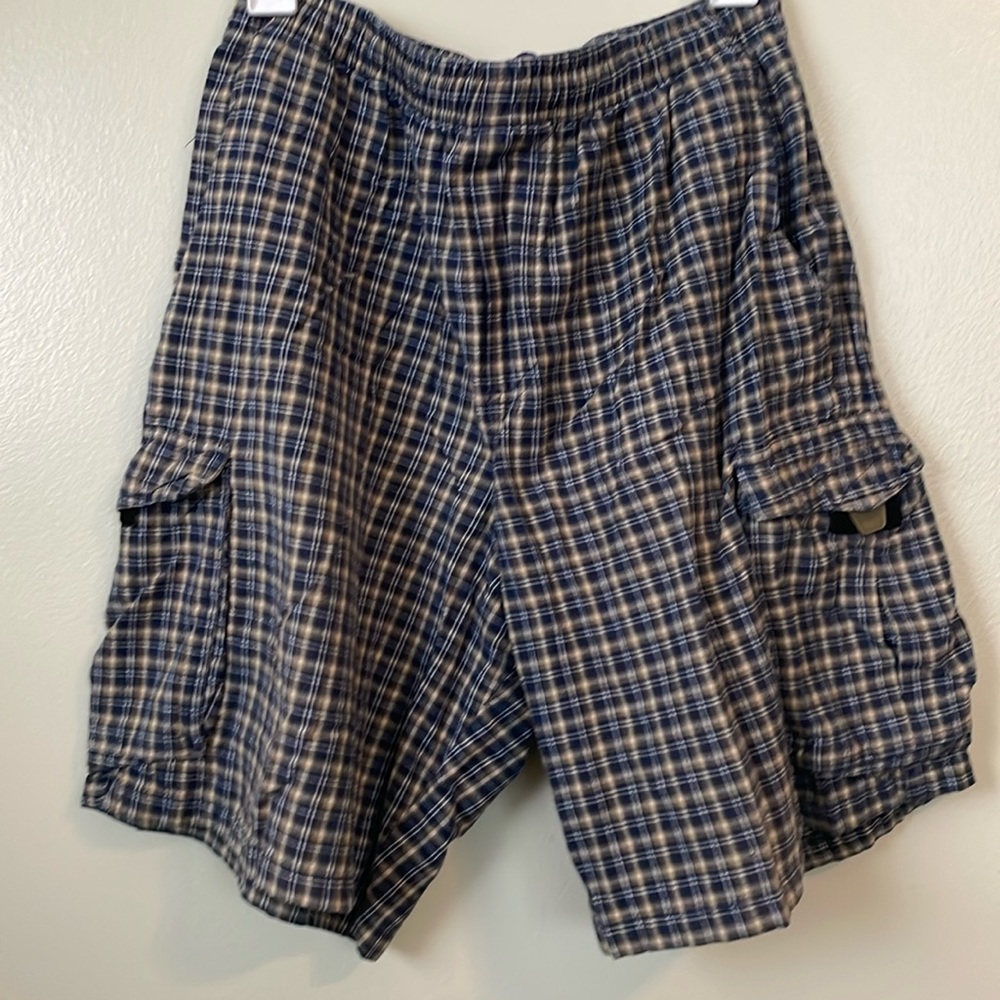 Mens plaid shorts